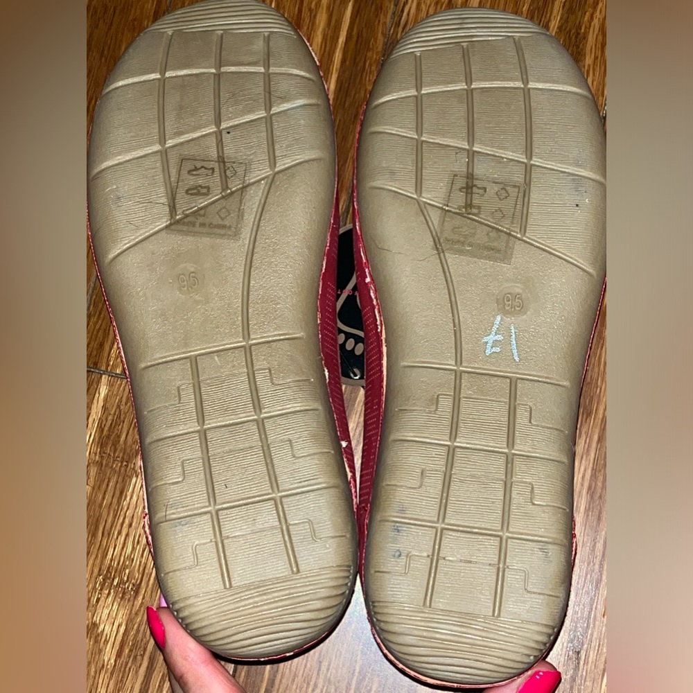 EG Shoes Coral Pink Cushioned Flats Sz women’s 9.5 NWT NEW - Picture 4 of 7